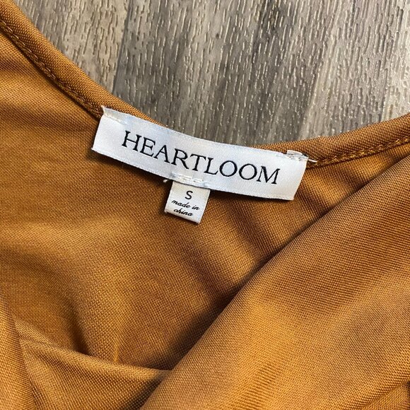 Heartloom Orange Tank Top Relaxed Neckline Size Small - Picture 2 of 7